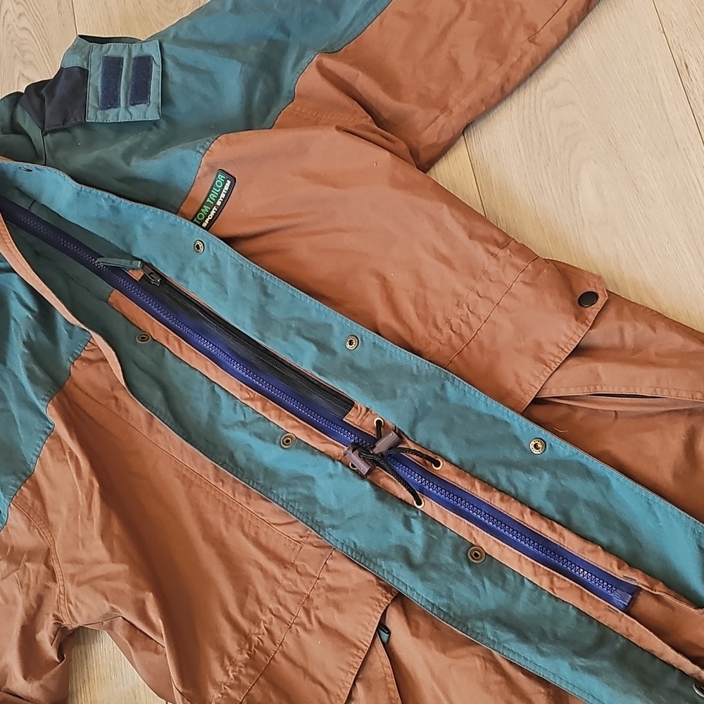 Vintage LoMer Lightweight Hooded Outdoor Water Resistant Jacket Scantex Coating - Picture 2 of 16